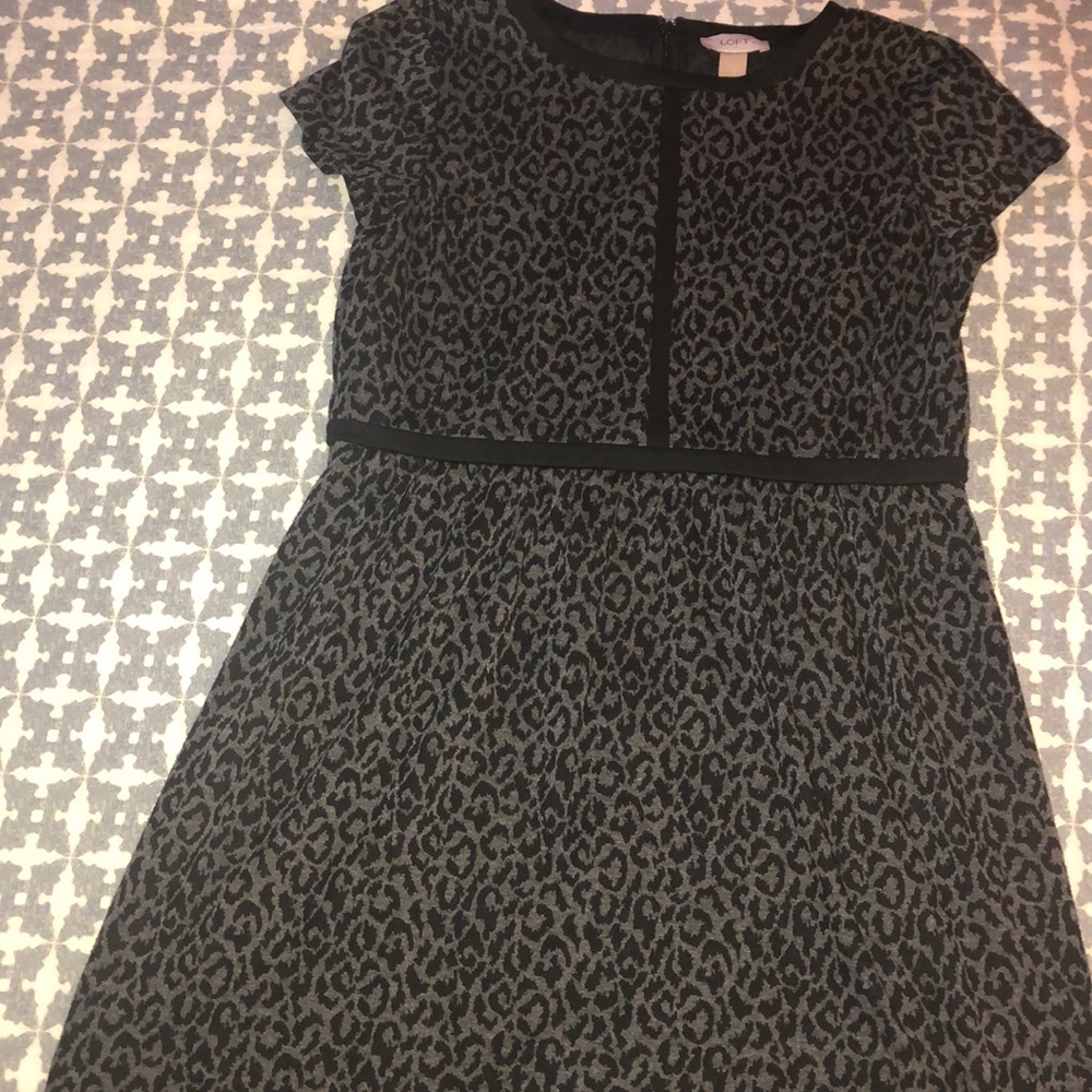 Loft Animal Print Dress